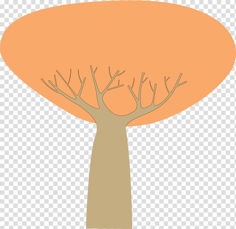orange s.a. spoon meter, Abstract Tree, Cartoon Tree, Watercolor, Paint, Wet Ink, Orange Sa transparent background PNG clipart
