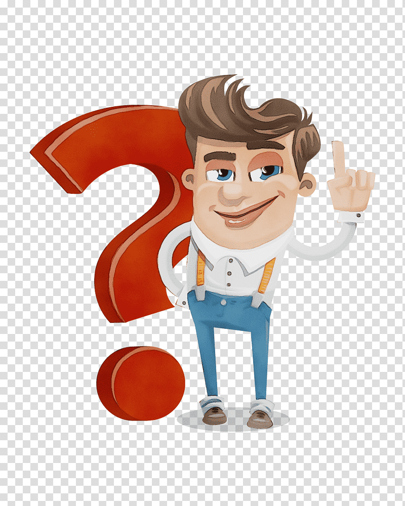 Quiz Trivia Cartoon Question Game, Watercolor, Paint, Wet Ink, Character, General Knowledge, What Where When transparent background PNG clipart