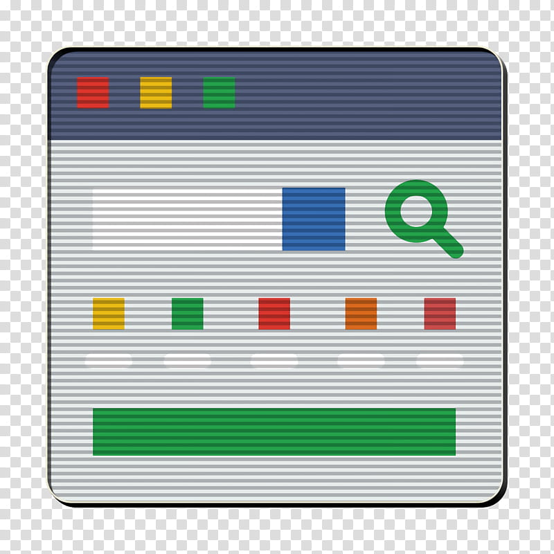 User Interface Vol 3 icon Search engine icon Url icon, Green, Line, Rectangle, Square transparent background PNG clipart