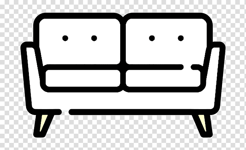 Sofa icon Home and Living icon, Asheville, Room, Apartment, Furniture, Family Room transparent background PNG clipart