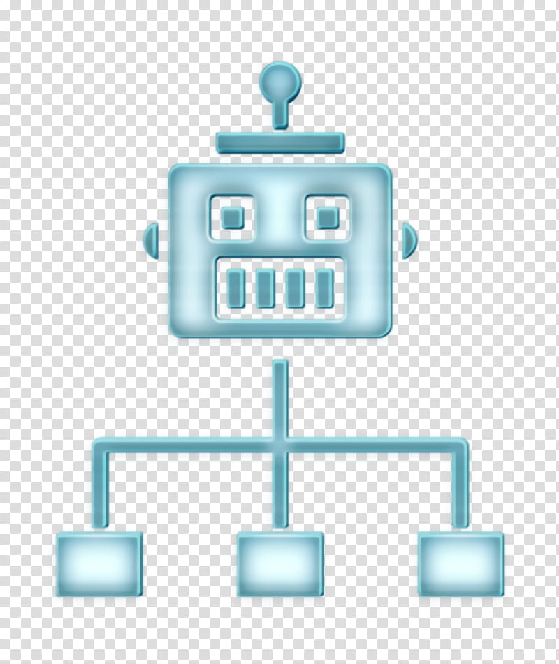 Robot icon Flow icon Robots icon, Line, Meter transparent background PNG clipart