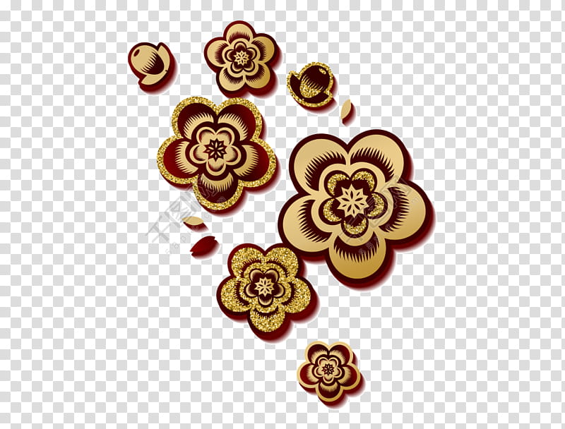 Chinese New Year Flower, Poster, Filial Piety, Raster Graphics, Culture, Wall, Metal, Plant transparent background PNG clipart