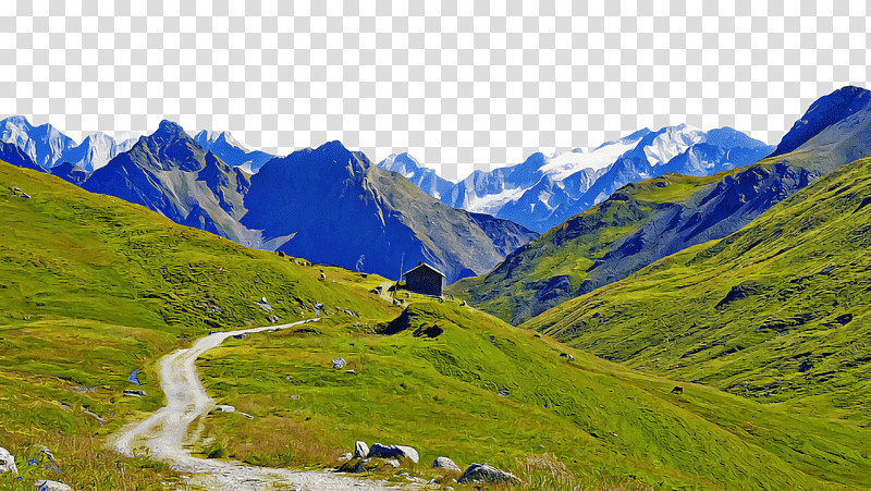 mount scenery alps mountain pass vegetation wilderness, Grassland, Nature Reserve, Valley, National Park, Massif, Hill Station transparent background PNG clipart