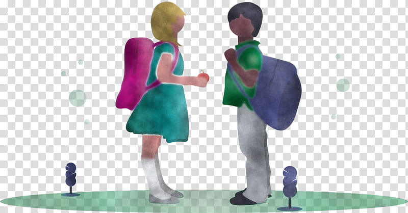 back to school student boy, Girl, Animation, Figurine, Cartoon, Toy, Gesture, Media transparent background PNG clipart