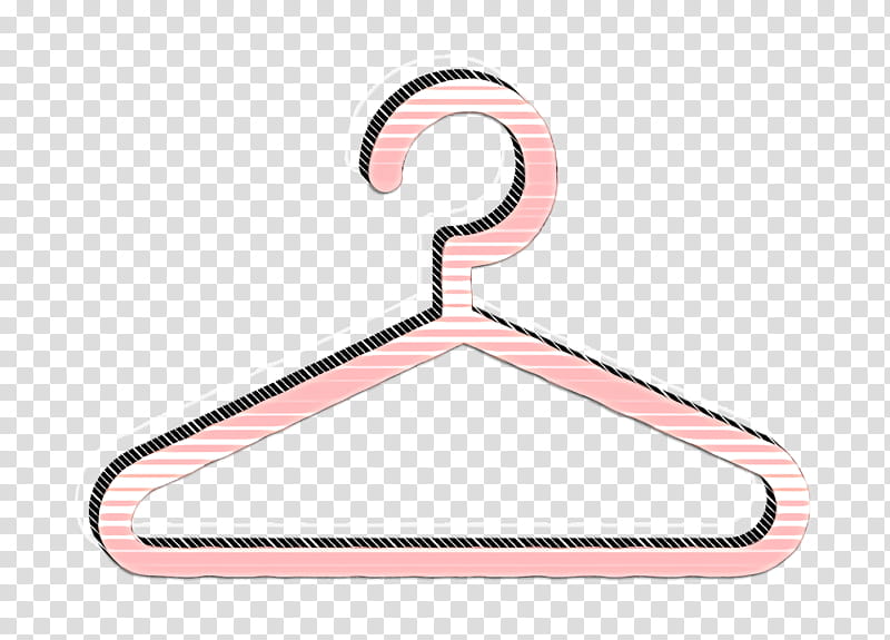 Clothes hanger icon House Things icon Hanger icon, Tools And Utensils Icon, Line, Triangle, Symbol, Text, Ersa Replacement Heater transparent background PNG clipart
