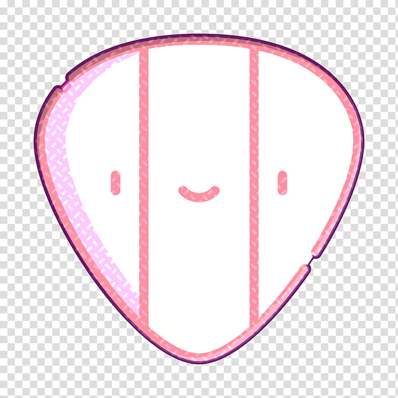 Plectrum icon Guitar pick icon Reggae icon, Pink M, Computer, Meter, M095 transparent background PNG clipart