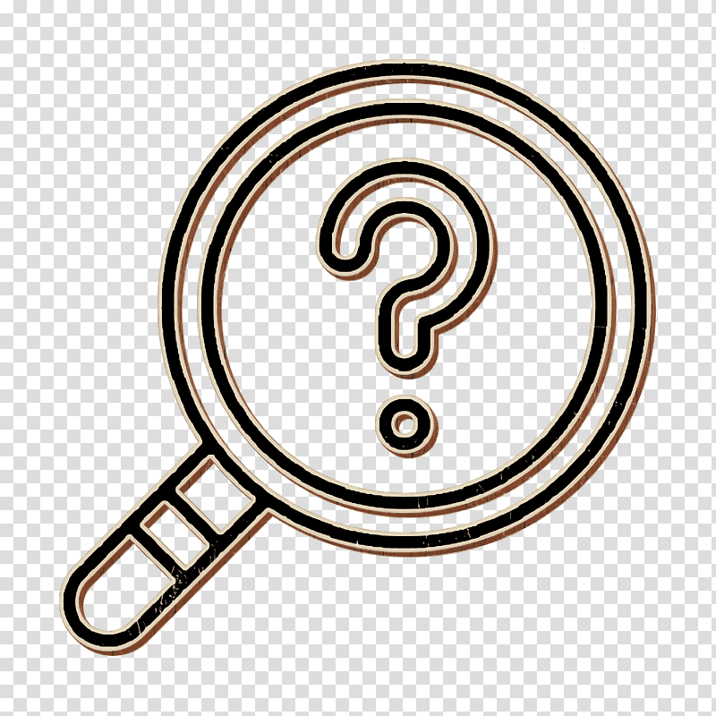 Tech support icon Question icon Search icon, Computer, User Interface, Zooming User Interface, Magnifying Glass transparent background PNG clipart