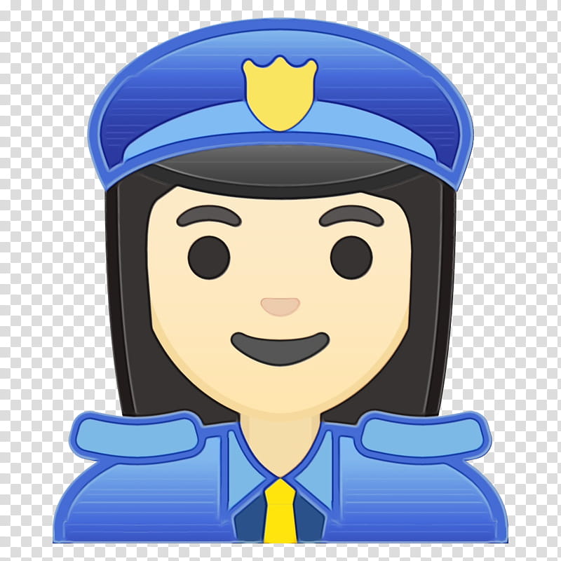 Police Emoji, Police Officer, Emoticon, Smiley, Zerowidth Joiner, Cartoon, Headgear, Cap transparent background PNG clipart