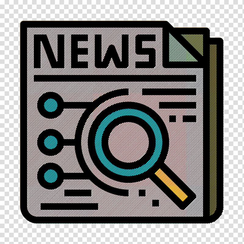 Newspaper icon News icon, Line, Cameras Optics, Rectangle, Circle, Logo, Symbol transparent background PNG clipart