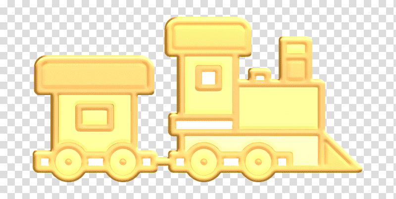 Train icon Christmas icon, Gold, Yellow, Line, Meter, Science, Mathematics transparent background PNG clipart