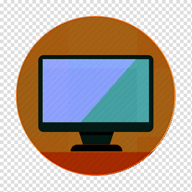 Modern Education icon Computer icon Tv icon, Computer Monitor, Multimedia, Meter, Line, Microsoft Azure, Geometry transparent background PNG clipart