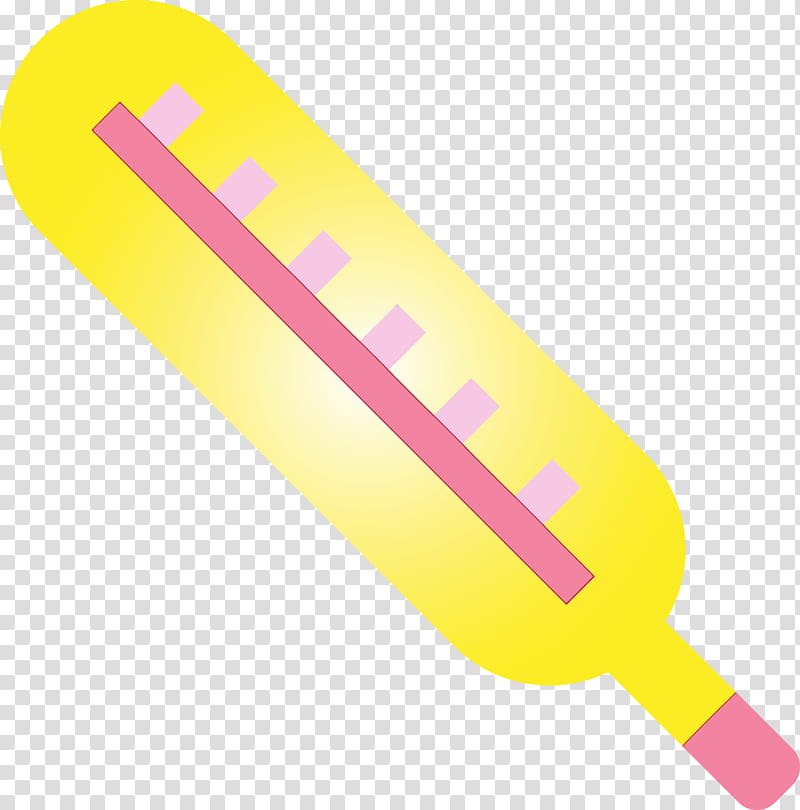 yellow line, Thermometer, Fever, COVID, Watercolor, Paint, Wet Ink transparent background PNG clipart