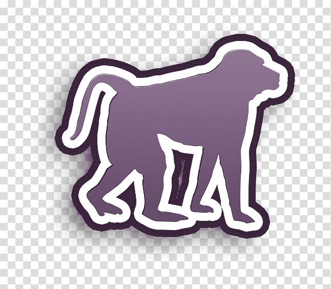 Monkey shape icon animals icon Monkey icon, Animal Kingdom Icon, Horse, Elephant, Logo, Mammuthus Primigenius, Elephants transparent background PNG clipart