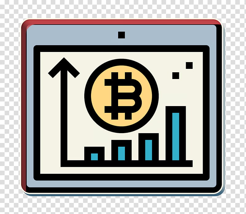 Tablet icon Business and finance icon Bitcoin icon, Line, Sign, Rectangle, Square, Emoticon transparent background PNG clipart