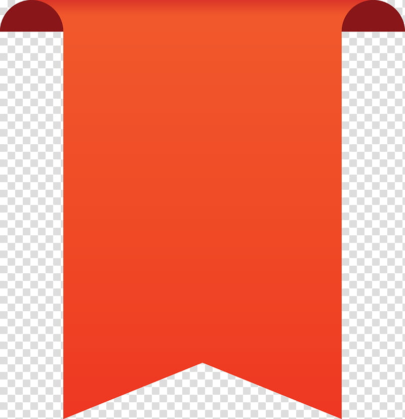 Bookmark Ribbon, Red, Orange, Line, Material Property, Rectangle, Paper transparent background PNG clipart