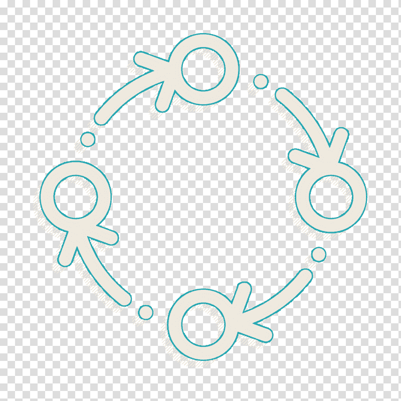 Loop icon Strategy icon Process icon, Organization, Enterprise, Society, Symbol, Civil Society, Social Innovation transparent background PNG clipart