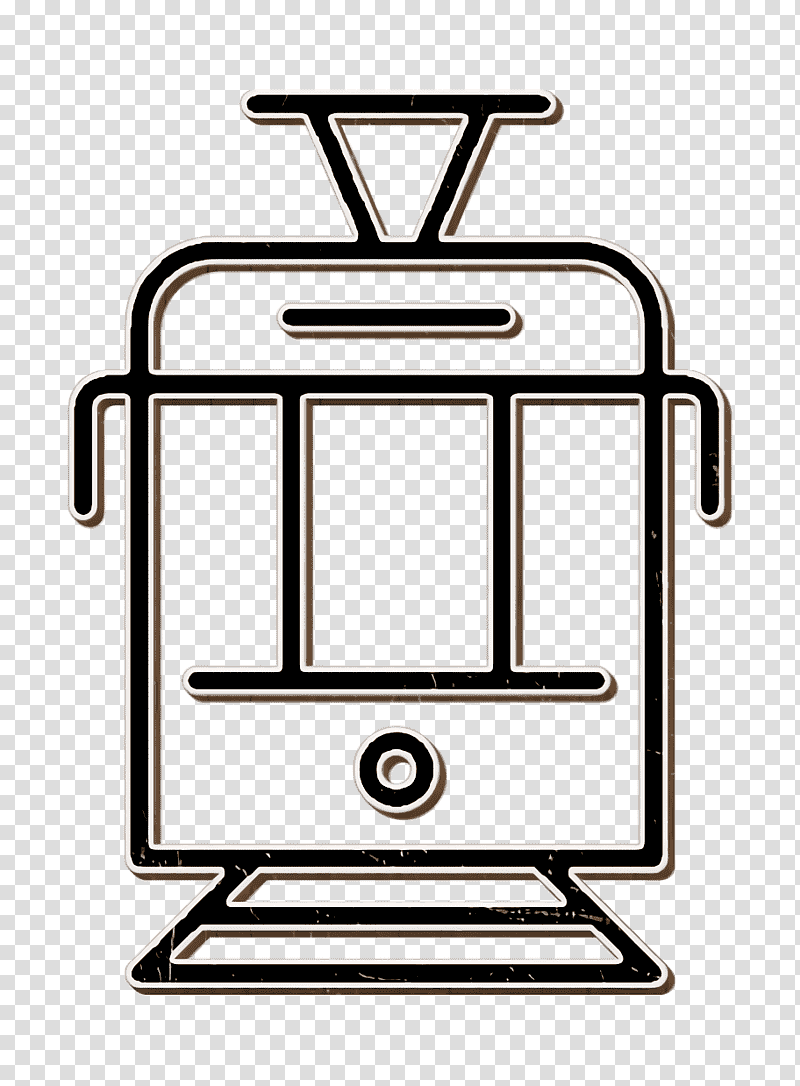 Rounded Transportation icon Tram icon, Symbol, Chemical Symbol, Line, Meter, Geometry, Mathematics transparent background PNG clipart