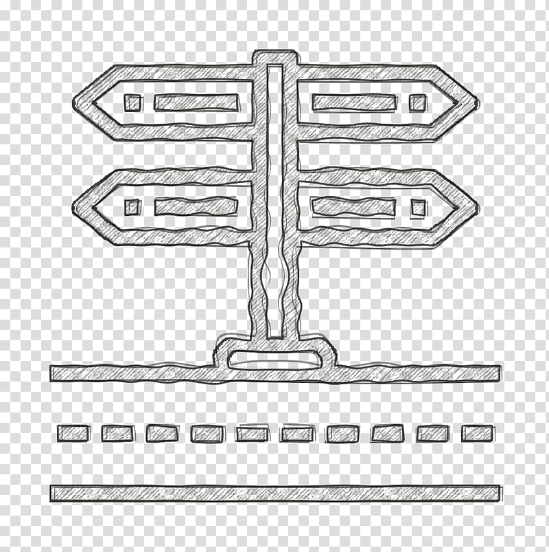 Signboard icon Navigation and Maps icon Road icon, Cross, Line, Symbol, Logo transparent background PNG clipart