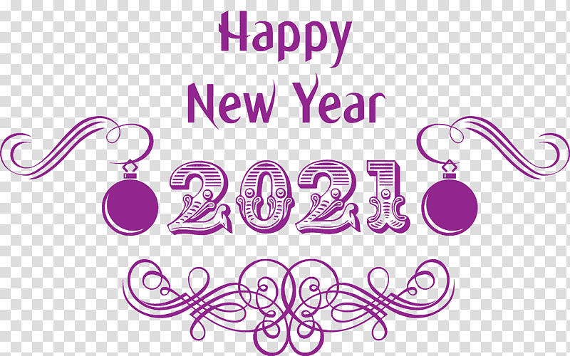 2021 Happy New Year New Year 2021 Happy New Year, Logo, Violet, Meter, Lavender, Jewellery, Human Body transparent background PNG clipart
