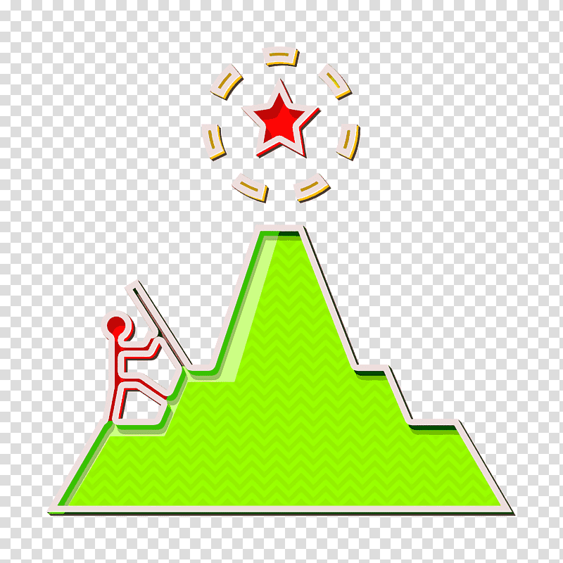 Effort icon Knowledge Management icon, Line, Triangle, Green, Meter, Tree, Geometry transparent background PNG clipart