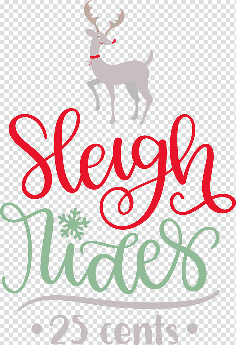 Sleigh Rides Deer reindeer, Christmas , Christmas Decoration, Christmas Day, Logo, Christmas Ornament M, Meter transparent background PNG clipart