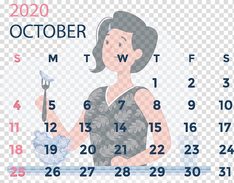 line area meter conversation behavior, October 2020 Calendar, October 2020 Printable Calendar, Watercolor, Paint, Wet Ink, Human transparent background PNG clipart