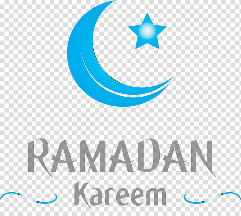 Ramadan Mubarak Ramadan Kareem, Logo, Aqua, Blue, Text, Azure, Turquoise, Line transparent background PNG clipart