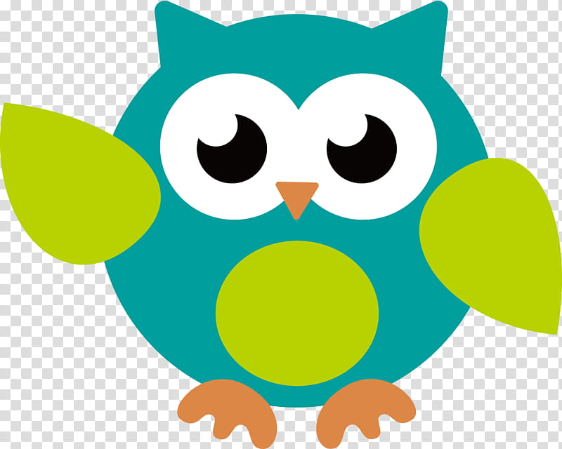 beak cartoon birds bird of prey owl m, Cartoon Owl, Cute Owl, Owl , Green, Meter, Line, Geometry transparent background PNG clipart