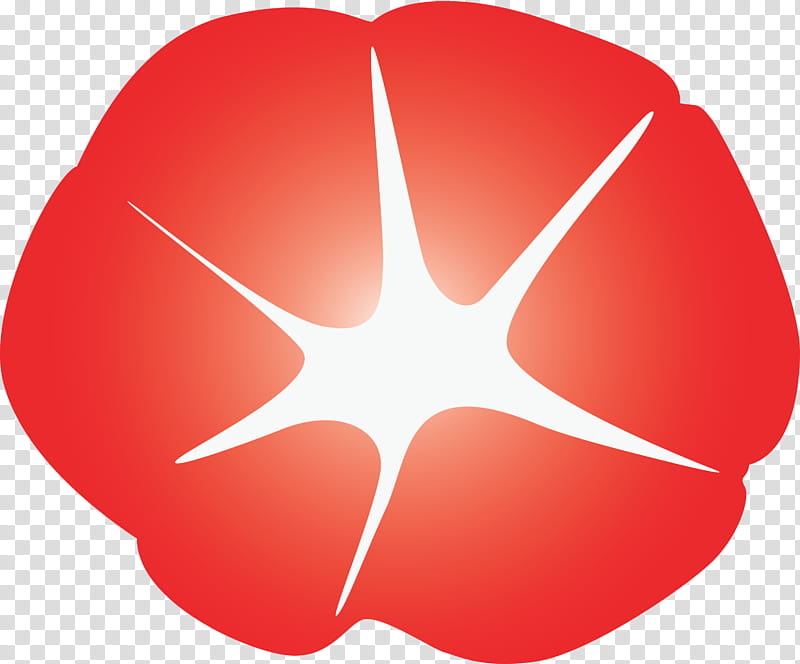 Morning Glory Flower, Red, Orange, Logo, Symbol, Plant, Circle transparent background PNG clipart