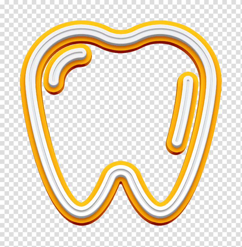 Tooth icon Medical elements outlined icon, Logo, Heart, Avatar, Symbol, Emblem, grapher transparent background PNG clipart