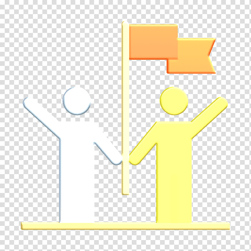 Team icon Success icon Business and People icon, Logo, Symbol, Yellow, Meter, Line, Behavior transparent background PNG clipart