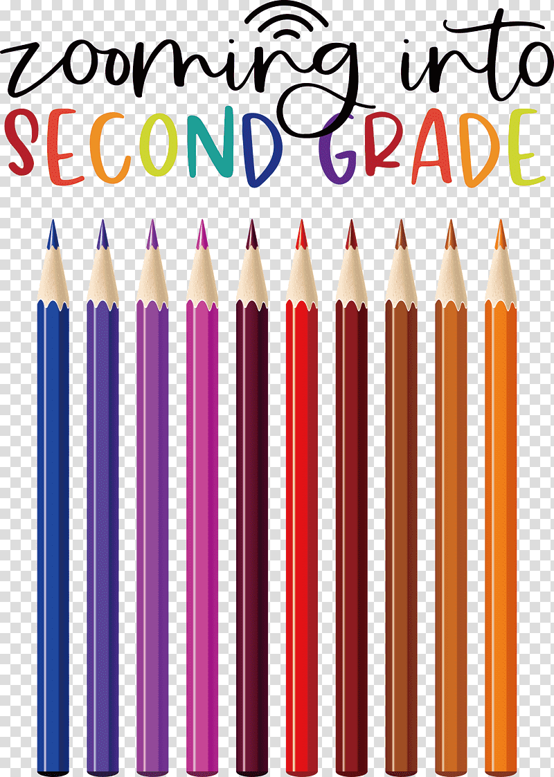 back to school second grade, Pencil, Office Supplies, Meter transparent background PNG clipart