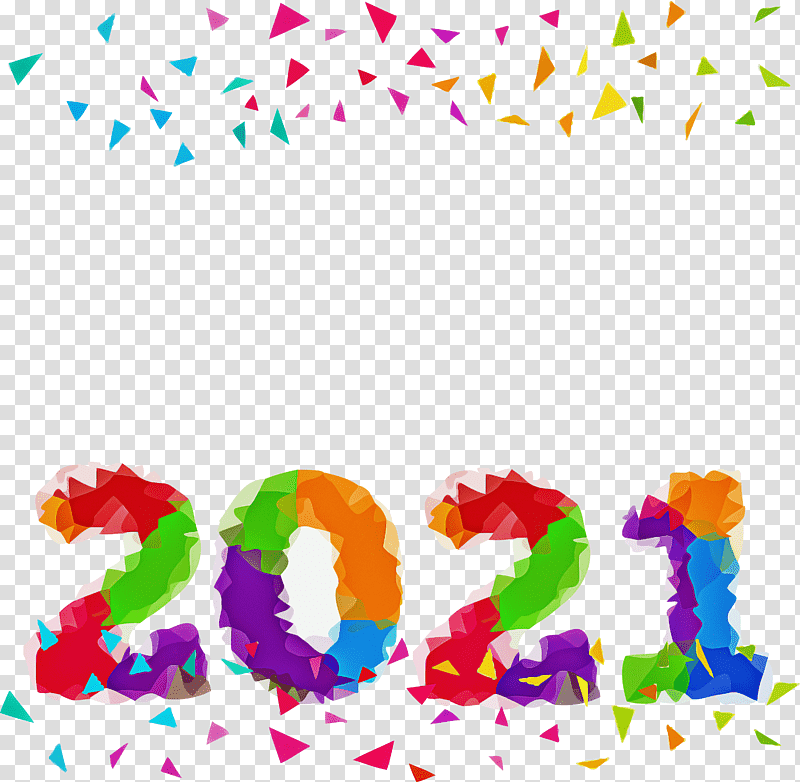 2021 Happy New Year 2021 New Year, Child Art, Leaf, Petal, Meter, Line, Plants transparent background PNG clipart
