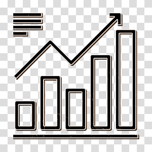 Graph icon Business Charts and Diagrams icon, Bar Chart, Vector transparent background PNG clipart thumbnail