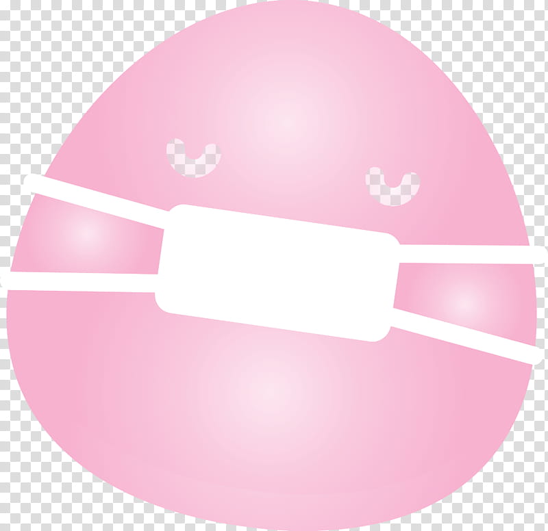 emoji medical mask Corona Virus Disease, Pink, Circle, Material Property transparent background PNG clipart