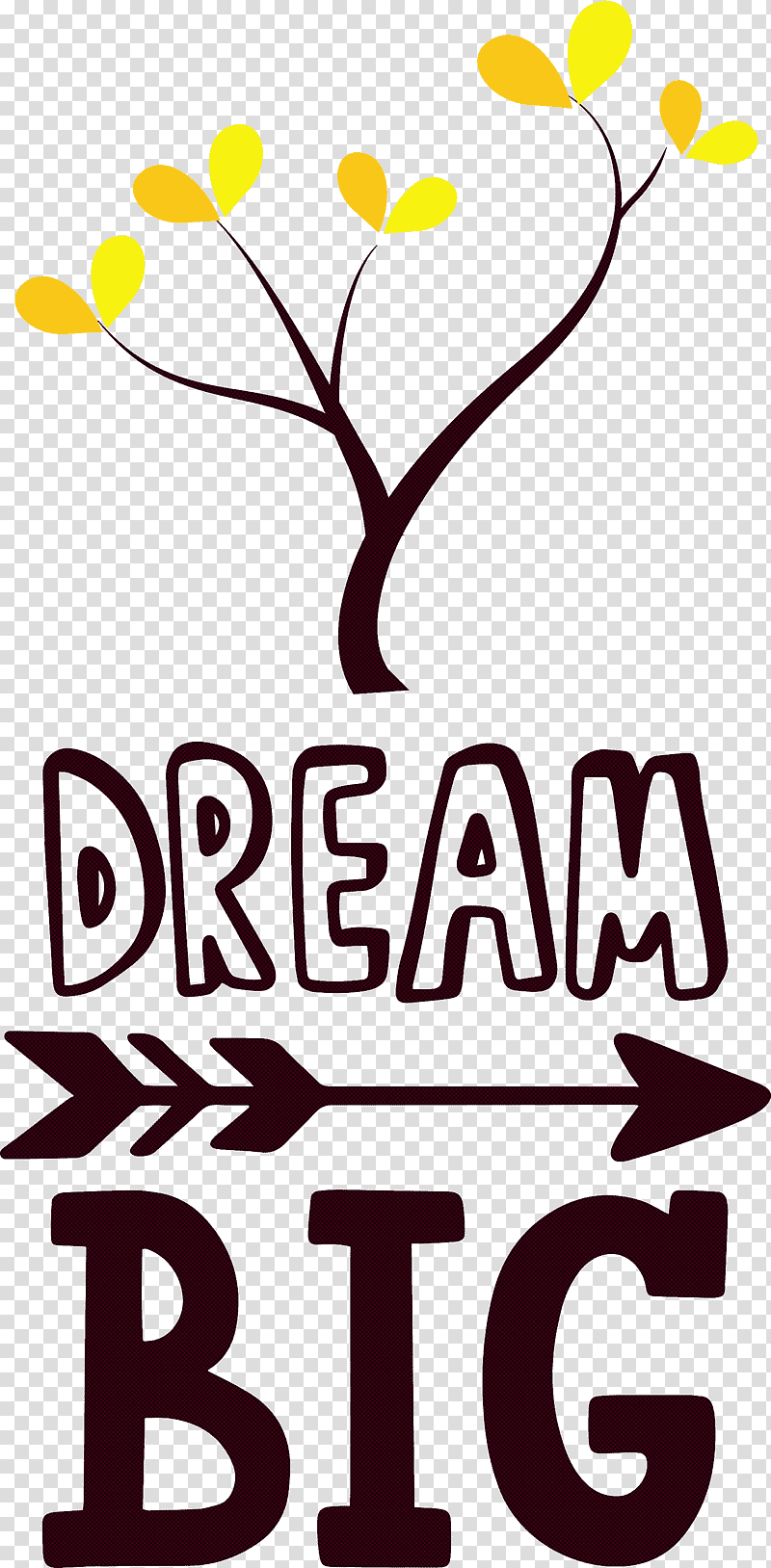 Dream Big, Logo, Behavior, Flower, Tree, Meter, Line transparent background PNG clipart