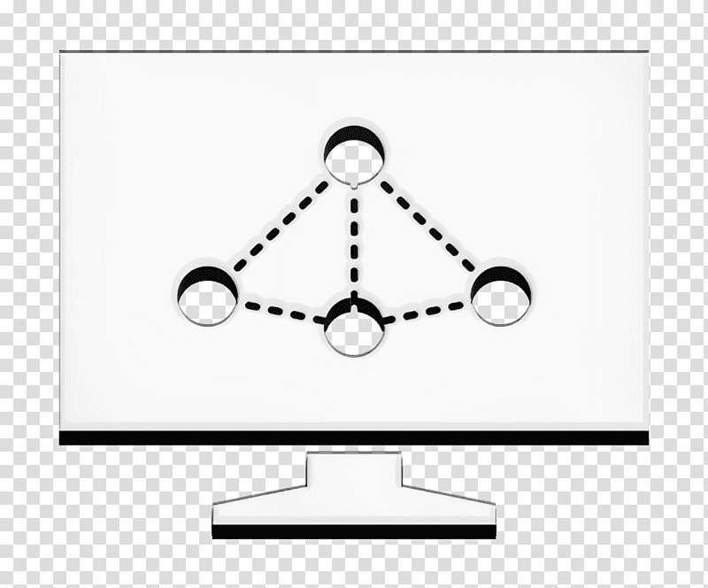 Monitor icon networking icon Facebook Pack icon, Computer Network, Chart, Data, Computer Monitor, Diagram, Internet transparent background PNG clipart