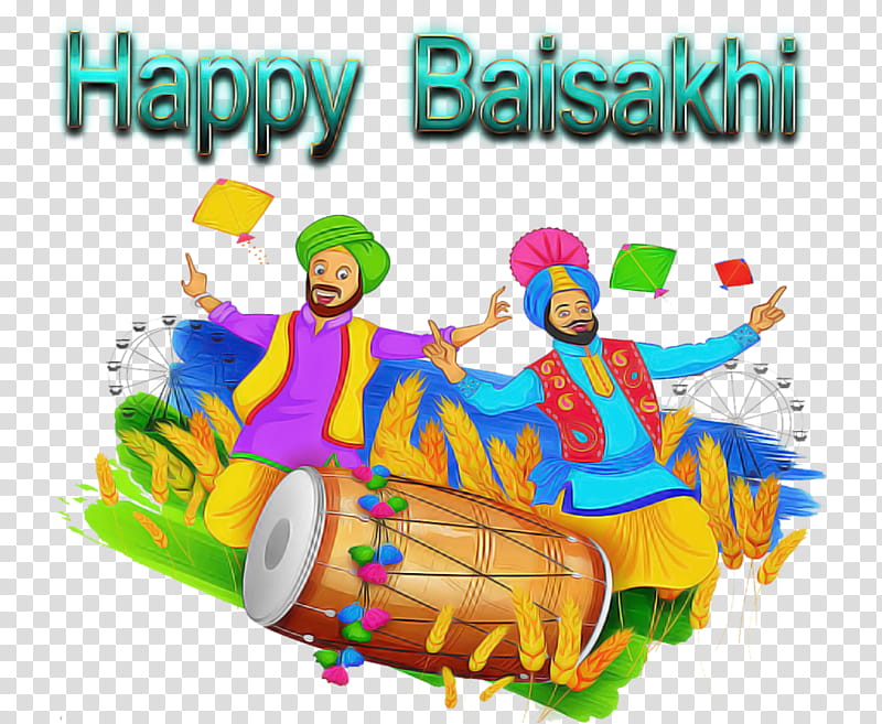 Happy Baisakhi Illustration with Vaisakhi Punjabi Spring Harvest Festival  of Sikh celebration in Flat Cartoon Hand Drawn for Landing Page Templates  20076470 Vector Art at Vecteezy