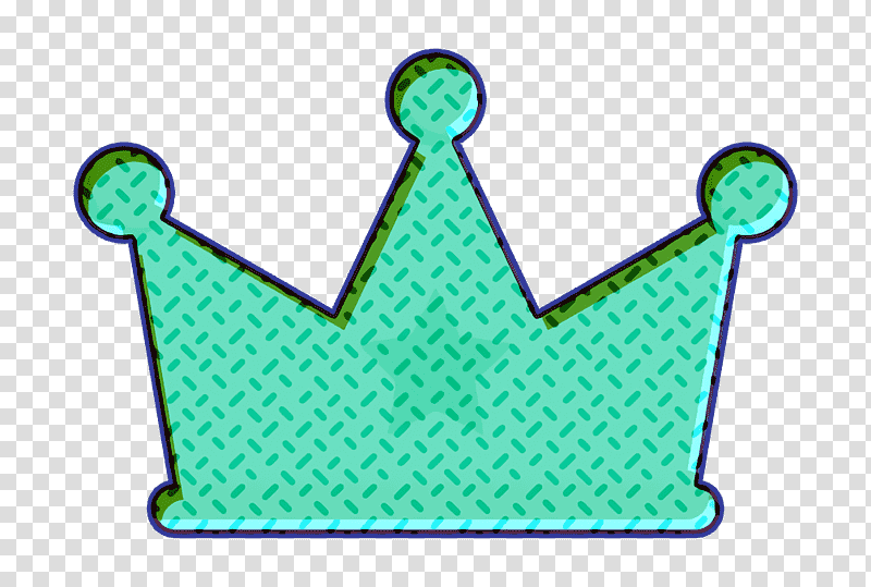 Crown icon Digital Marketing icon, Aqua M, Green, Line, Fashion, Geometry, Mathematics transparent background PNG clipart