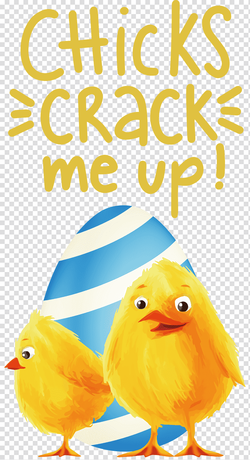 Chicks Crack Me Up Easter Day Happy Easter, Birds, Beak, Yellow, Meter, Line, Happiness transparent background PNG clipart