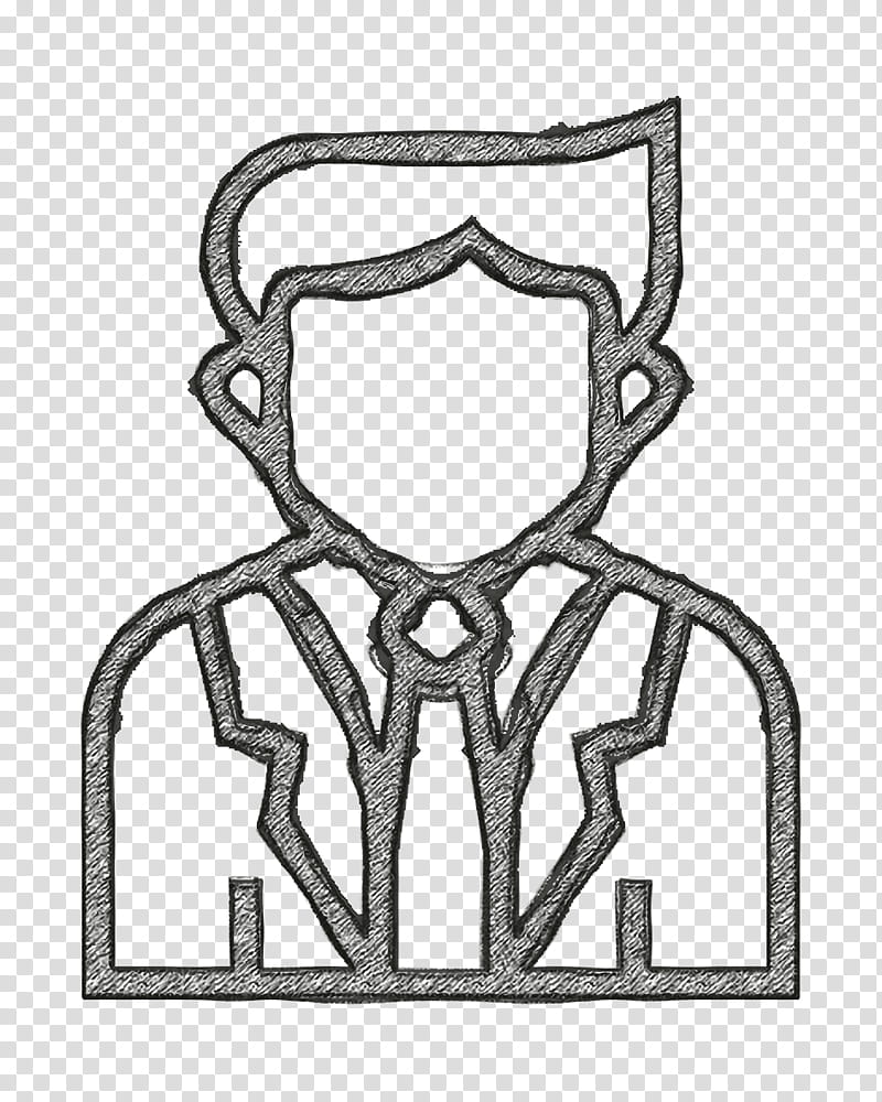 Businessman icon Jobs and Occupations icon, Drawing, Cartoon transparent background PNG clipart