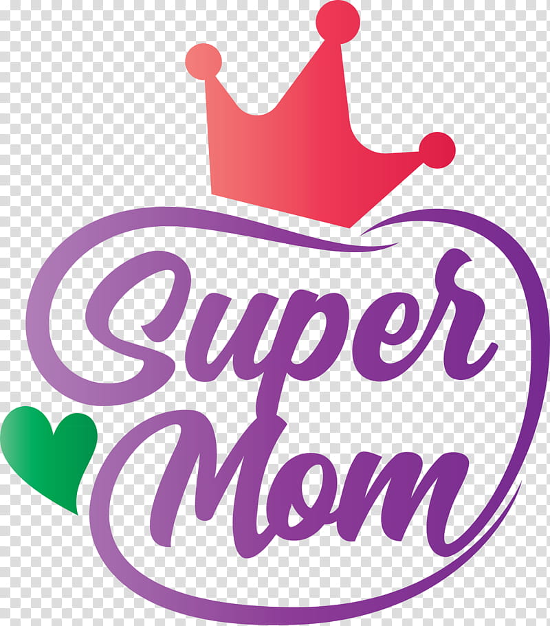 Mothers Day Super Mom, Logo, Pink M, Line, Meter transparent background PNG clipart