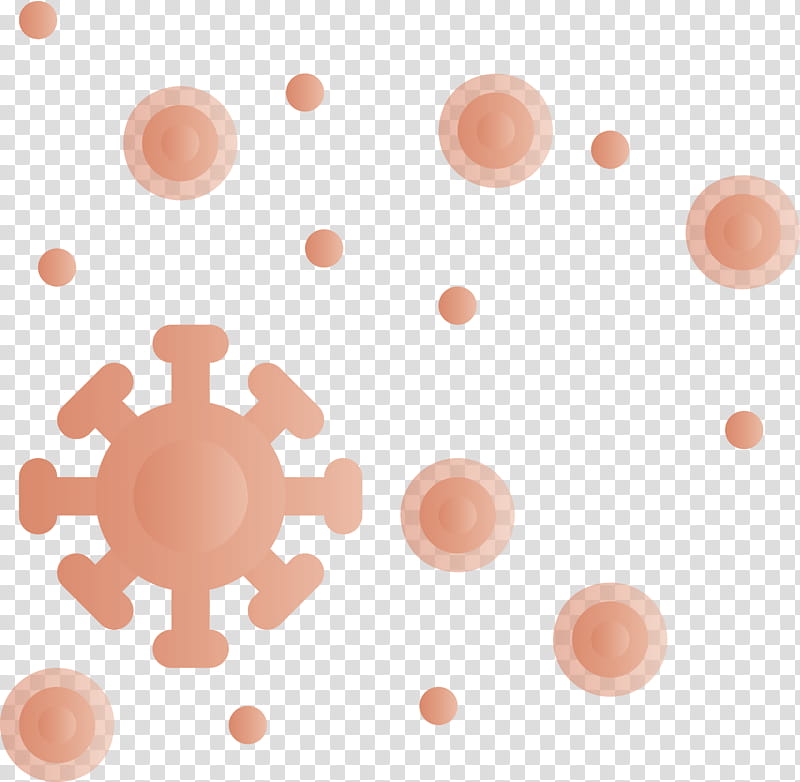 Coronavirus COVID Corona, Pink, Orange, Peach, Line, Circle transparent background PNG clipart