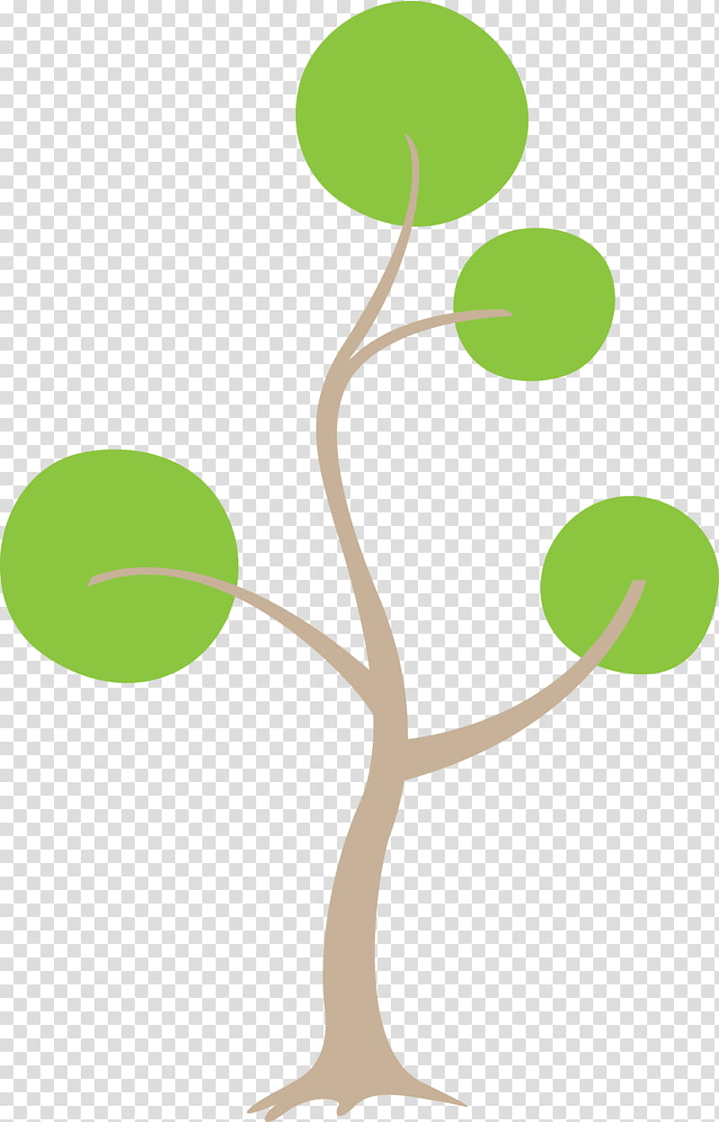green leaf tree plant plant stem, Abstract Tree, Cartoon Tree, Tree transparent background PNG clipart