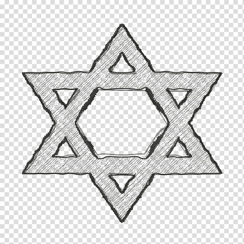 Religion icon Judaism icon Jewish icon, Triangle, Line Art, Area, Symbol, Meter, Ersa Replacement Heater, Mathematics transparent background PNG clipart