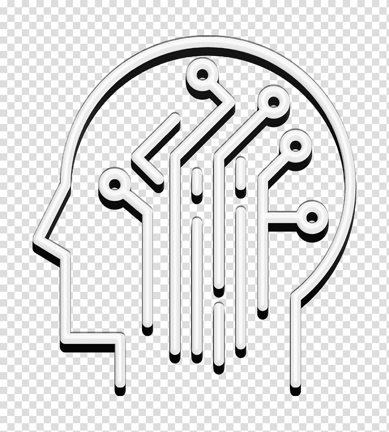 Neurology icon Psychology icon Mental icon, Logo, Line Art, Black And White
, Meter, Number, Mathematics transparent background PNG clipart