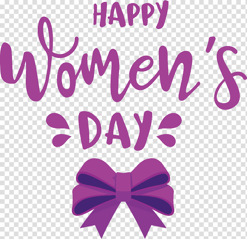 Happy Women’s Day Womens Day, Logo, Lilac M, Flower, Petal, Meter, Lavender transparent background PNG clipart