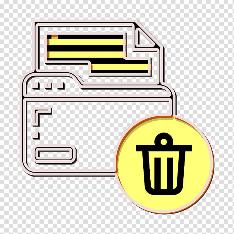 Delete icon Folder icon Data Management icon, Computer, Mcafee, Antivirus Software, Spyware, Computer Virus, Ransomware, Malware transparent background PNG clipart