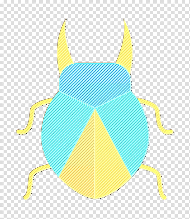 Insects icon Animal kingdom icon Beetle icon, Yellow, Logo, Symmetry transparent background PNG clipart