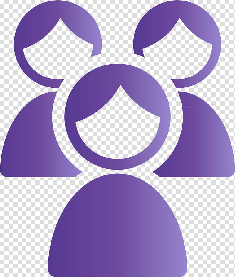 team team work people, Violet, Purple, Paw, Symbol, Circle, Magenta transparent background PNG clipart